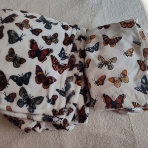 Butterfly Print Kids Blanket